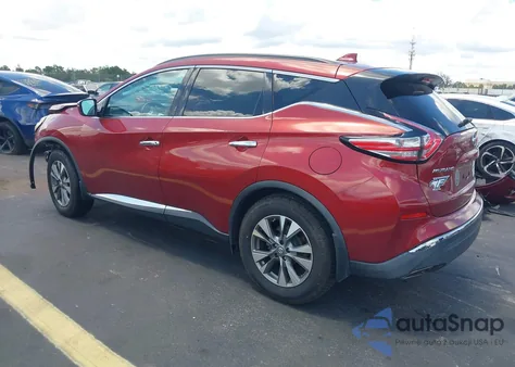 2017 Nissan Murano Sv z USA, uszkodzony, nr VIN 5N1AZ2MG6HN135359